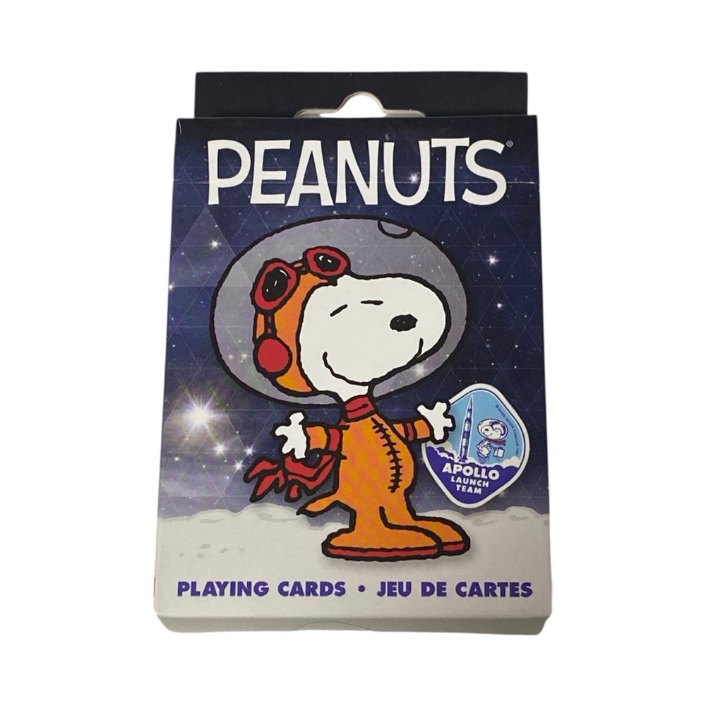 Peanuts Gang Apollo Launch Playing Cards - New In Box